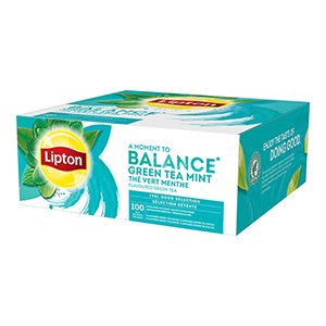 Boite de 100 sachets thé vert menthe - LIPTON Feel Good
