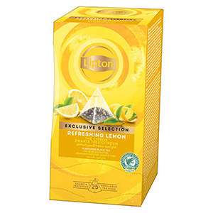 Boite de 25 sachets de thé noir citron - LIPTON Exclusive Selection
