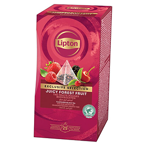 Boite de 25 sachets de thé noir fruits rouges - LIPTON Exclusive Selection