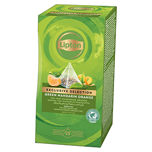 Boite de 25 sachets de thé vert mandarine orange - LIPTON Exclusive Selection