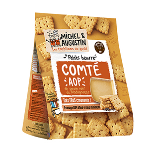  Petits beurre Apéritif Comté AOP et Poivre - MICHEL ET AUGUSTIN - 100g  