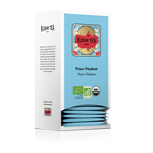 Boite de 25 sachets de thé noir Prince Wladimir bio - KUSMI TEA