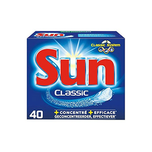 Tablettes lave-vaisselle en sachets hydrofilm - SUN - x40