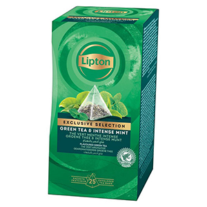 Boite de 25 sachet thé vert menthe intense - LIPTON Exclusive Selection