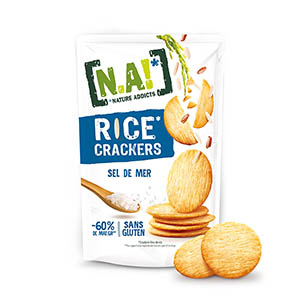 Rice Crackers Sel de Mer - N.A! - 85g