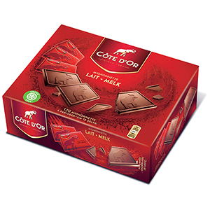 Boite de 120 mignonettes lait - CÔTE D'OR