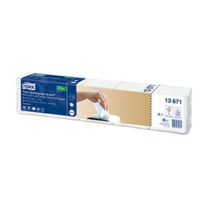 500 serviettes blanches 2 plis pour distributeur N10 - TORK