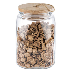 Bocal vide couvercle bois - 2.5L