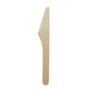 Couteaux bois bio-compostables - x50