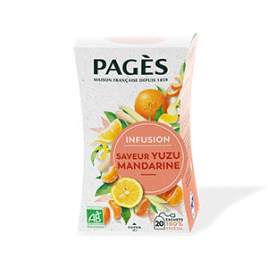 20 infusions BIO Yuzu Mandarine - PAGES