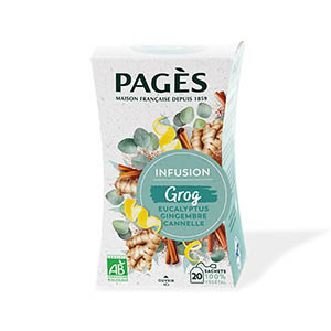 Boite de 20 infusions Grog bio - PAGES