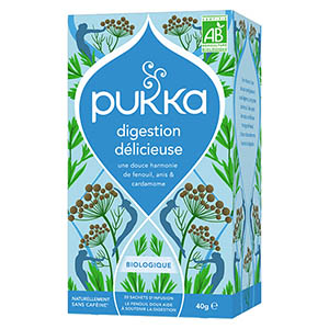 Boite de 20 infusions Digestion Délicieuse - PUKKA