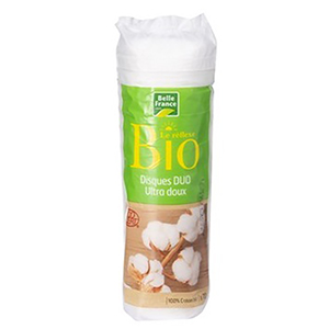 Disques coton démaquillant bio x70