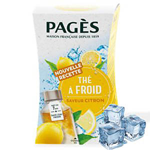 Boite de 20 sachets de thé glacé citron - PAGES
