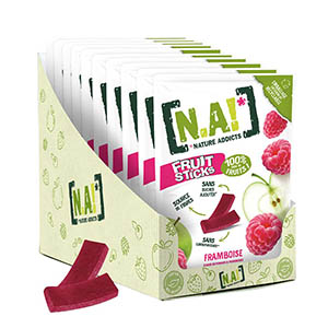Fruit sticks Framboise - N.A! - 40g x10