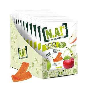 Fruit sticks Pomme - N.A! - 40g x10