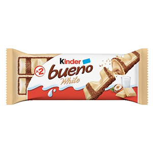 Barre chocolat - KINDER BUENO WHITE - x30