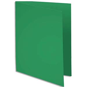 Lot de 100 chemises vert sapin - EXACOMPTA 