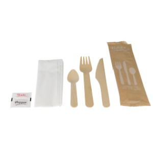 kit couvert bois - x50